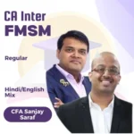 CA Inter FM SM Full Course By Prof Sanjay Saraf and CA Amit Tated Jan 26, May 26, Sep 26 Exam