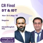 CA Final DT and IDT Full Course Combo For By CA Bhanwar Borana and CA Rajkumar