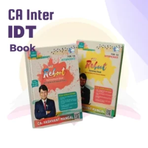CA Inter Books Combo - GST Reboot Questionnaire Book & GST Reboot Summary Book - By CA. Yashvant Mangal - For May 24 & Nov. 24