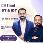 CA Final Combo DT & IDT Regular Batch CA Bhanwar Borana & CA Vishal Bhattad May 26 & Sep 26 Exams
