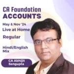 PARAM | Live at Home | Accounting | Abhijit Sir | CA Foundation | DEC 2024