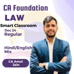 PARAM | Smart Classroom | Business LAW | Amol Sir | CA Foundation | Dec 2024