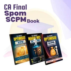 CA Final SCPM Combo Book Set By CA Sankalp Kanstiya