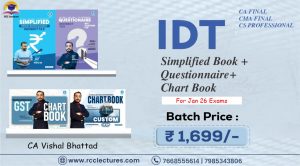 CA/CS/CMA Final Combo | Indirect Tax | Complete Book Set | CA Vishal Bhattad Jan 26