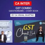 CA Inter GST Questionnaire & Chart Book Combo Book Set by CA Vishal Bhattad