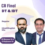 CA/CMA Final Direct & Indirect Tax (Regular batch) By CA Bhanwar Borana & CA Rajkumar For May & Nov 25